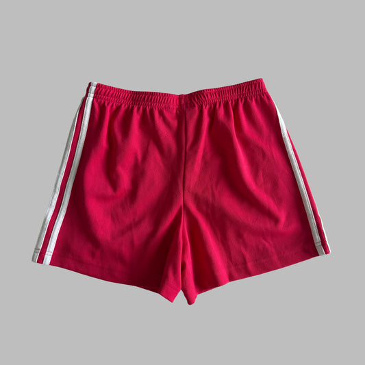 Y2K Adidas Three Stripe Mini Shorts - S