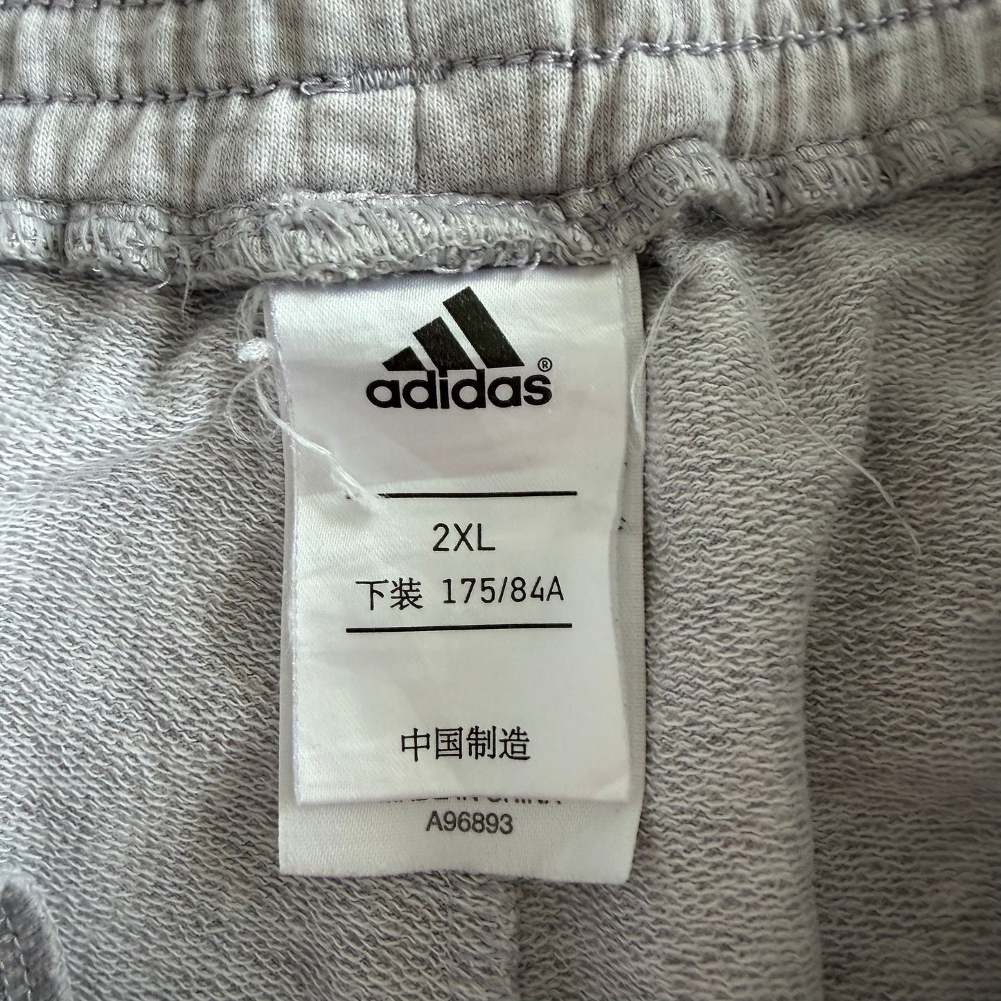 Y2K Adidas Three Stripe Mini Shorts - XL