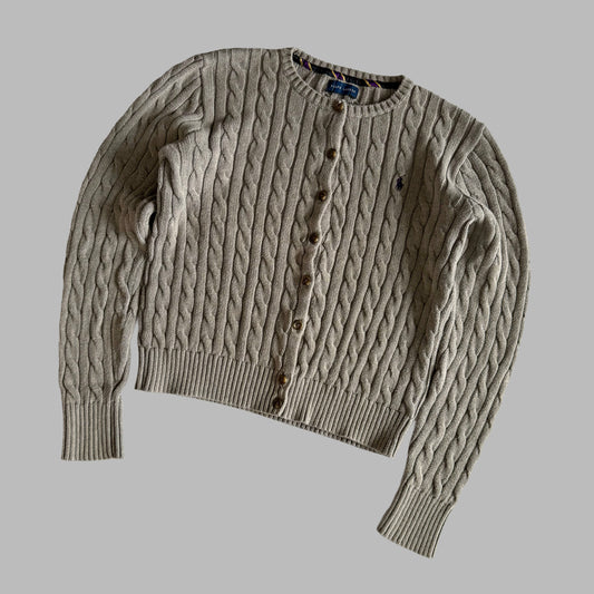 Ralph Lauren Cable Knit Cardigan - Medium