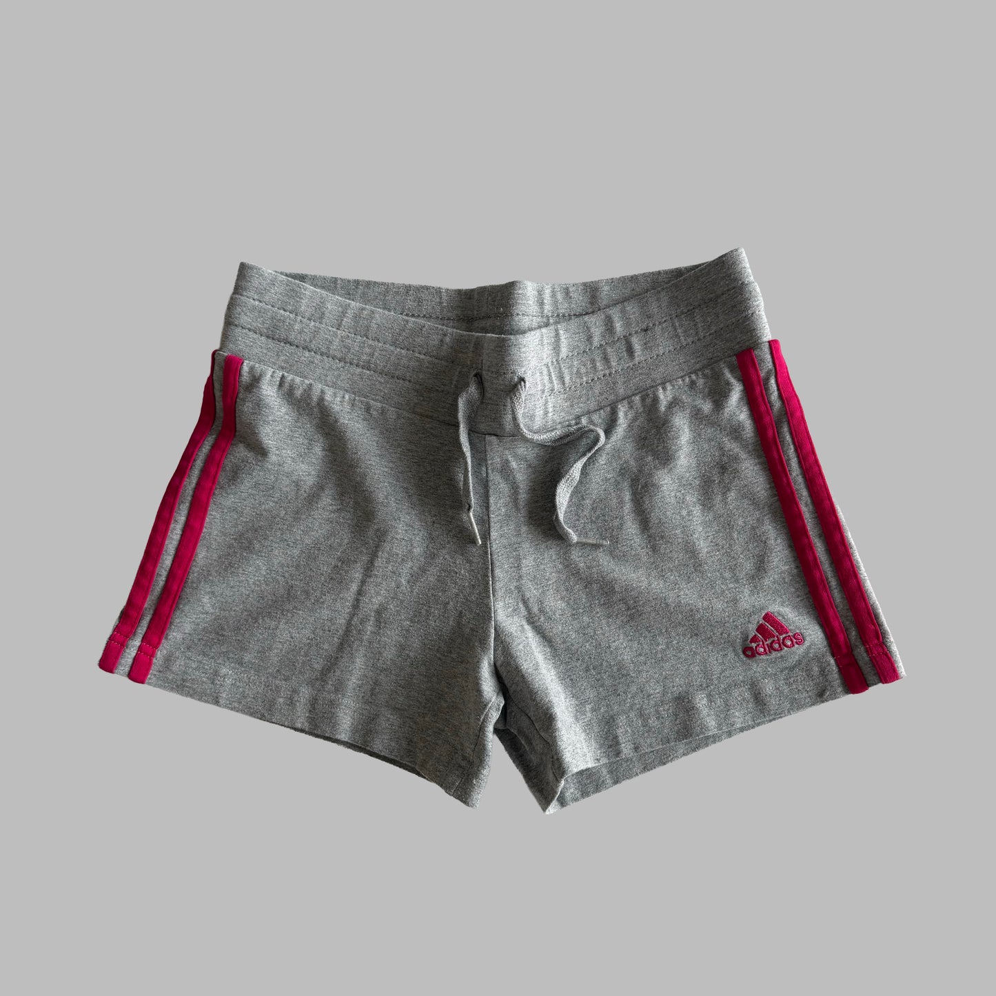Y2K Adidas Three Stripe Micro Shorts - S