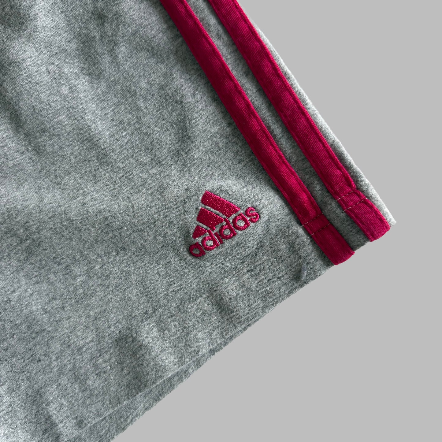 Y2K Adidas Three Stripe Micro Shorts - S