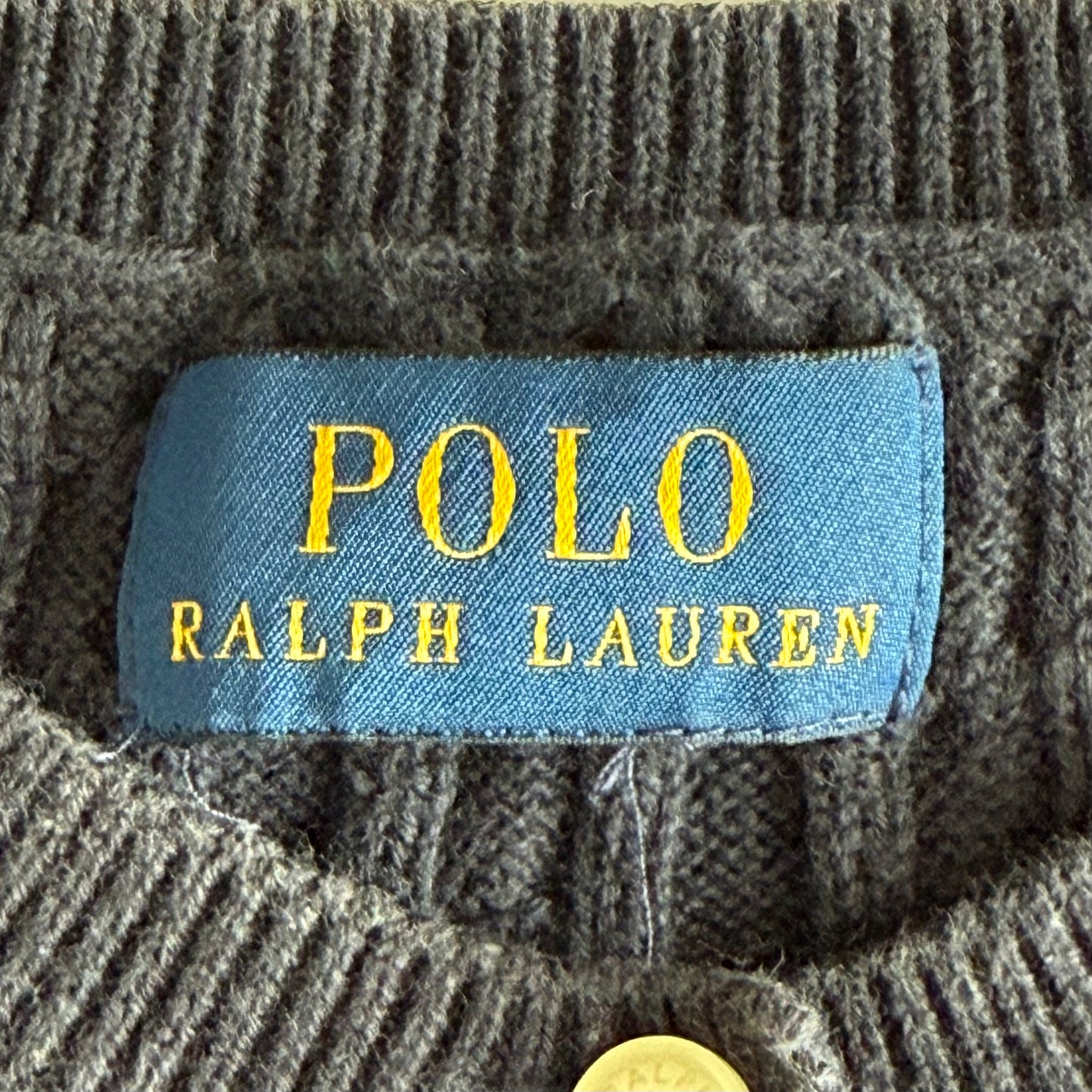 Ralph Lauren Cable Knit Cardigan - Medium