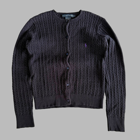Ralph Lauren Cable Knit Cardigan - Small