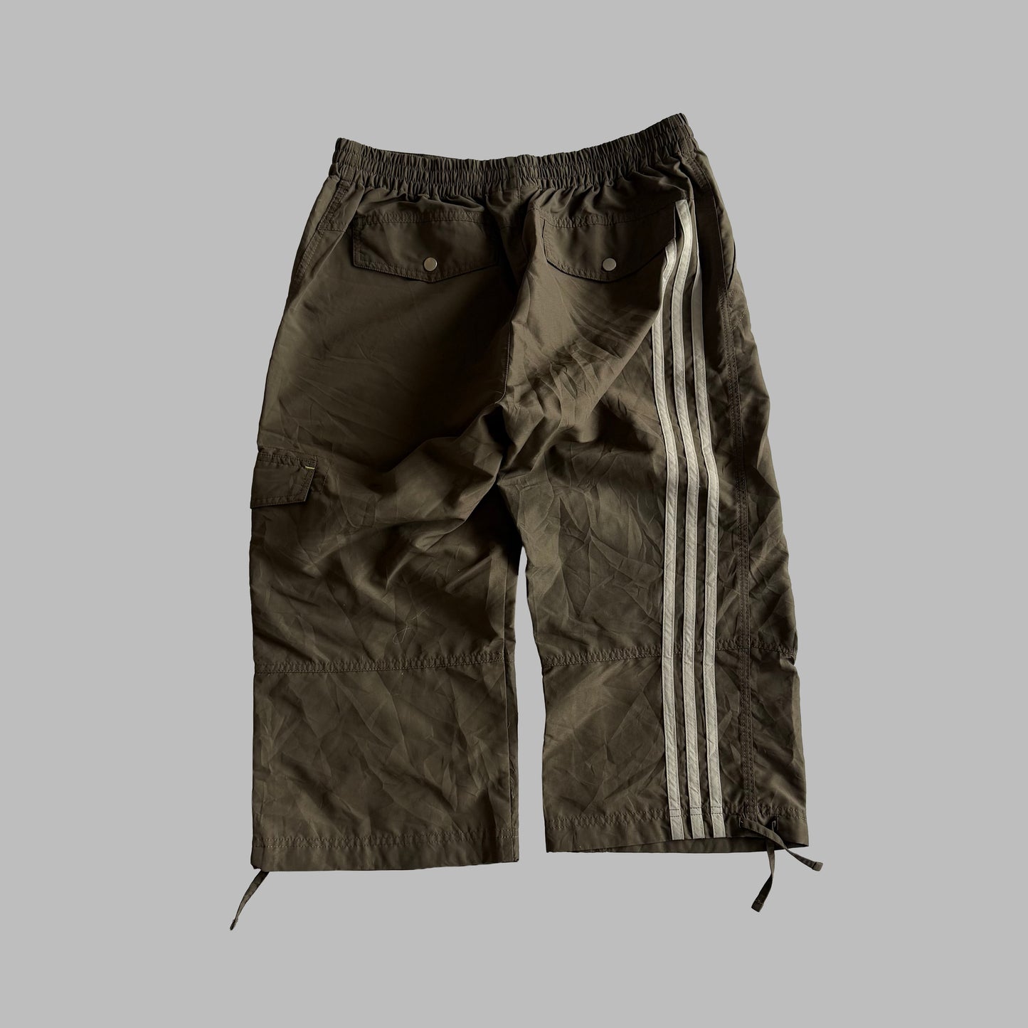 Y2K Adidas Cargo Capris - S