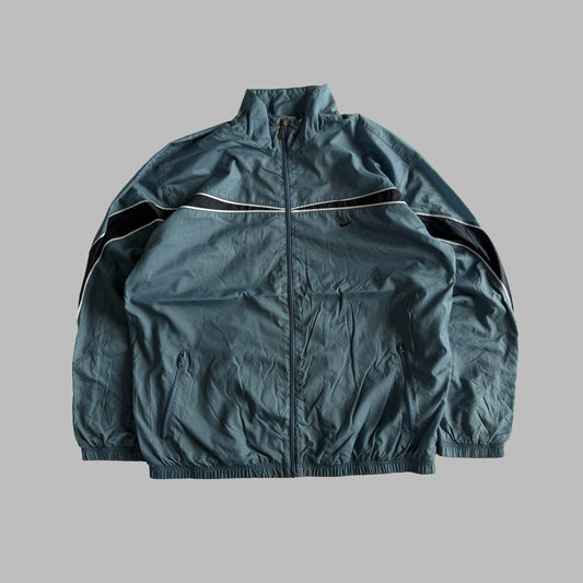 Y2K Nike Panelled Track Jacket - XL