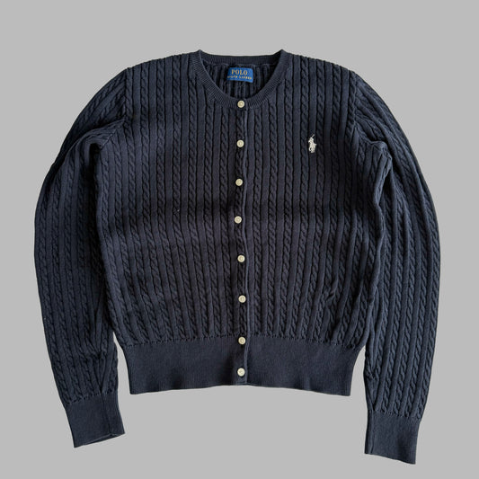 Ralph Lauren Cable Knit Cardigan - Small