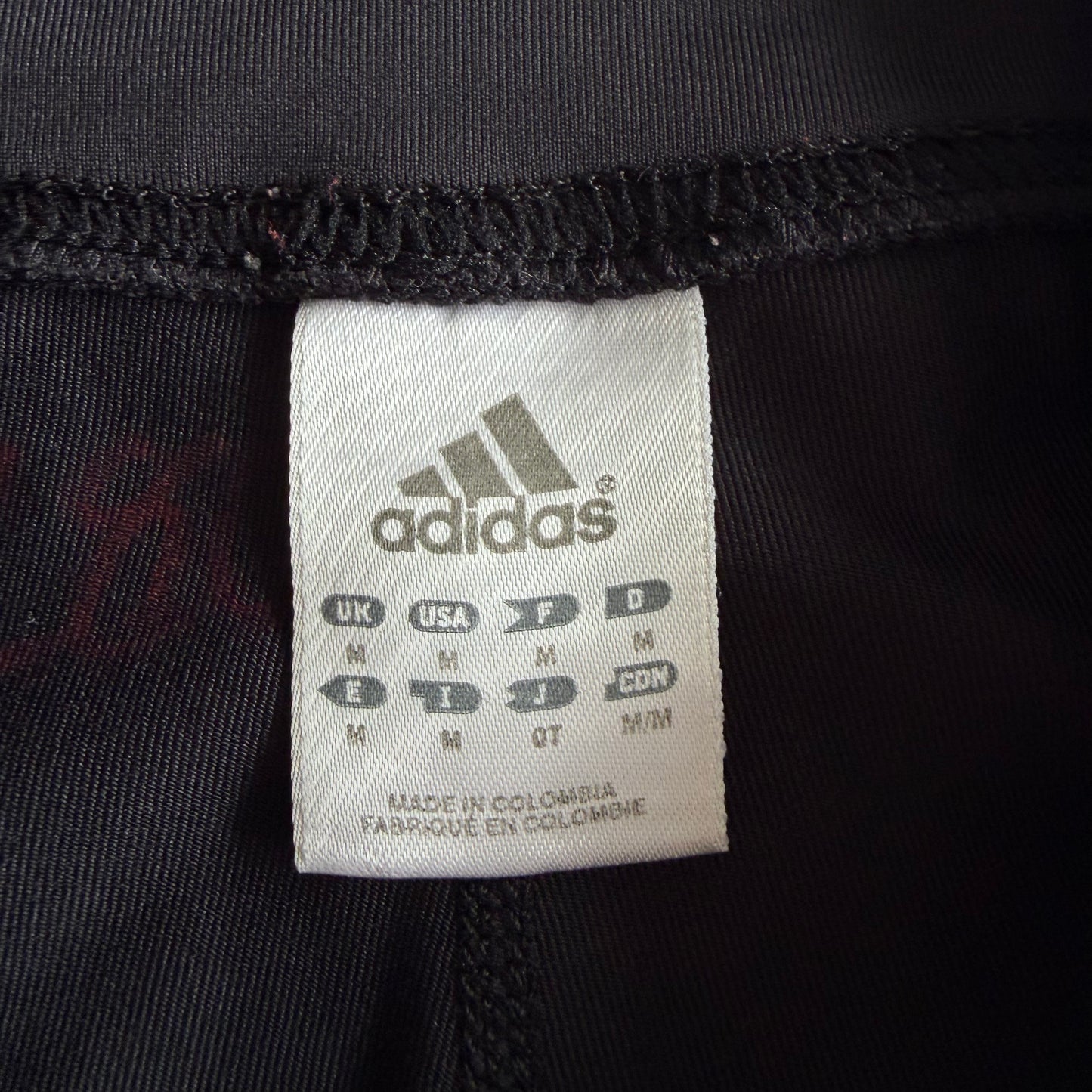 Y2K Adidas Three Stripe Activewear Capris - S