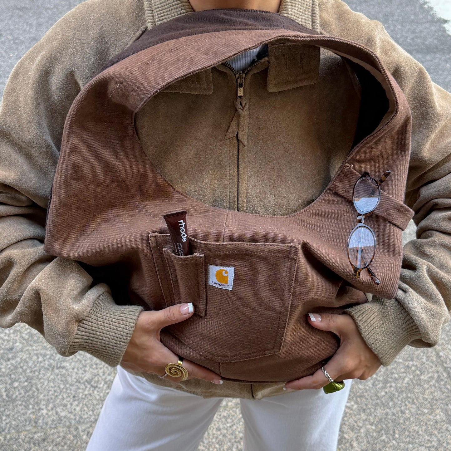 Reworked Carhartt Hobo - Double Brown