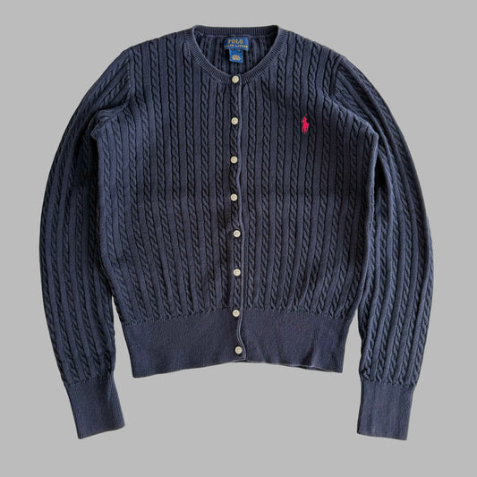 Ralph Lauren Cable Knit Cardigan - Small