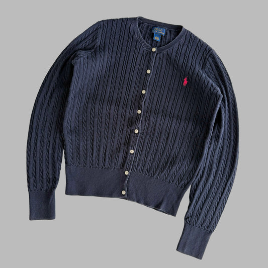 Ralph Lauren Cable Knit Cardigan - Small