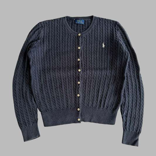 Ralph Lauren Cable Knit Cardigan - Small