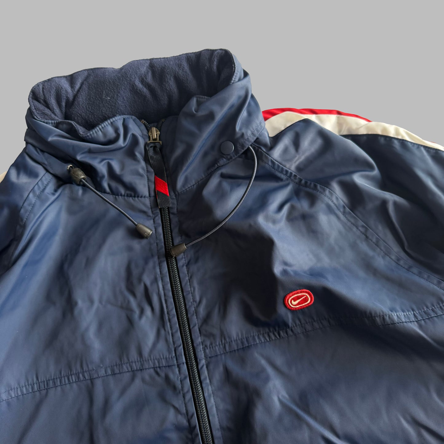 Y2K Nike Striped Track Jacket - XL