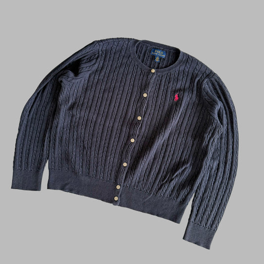 Ralph Lauren Cable Knit Cardigan - Small