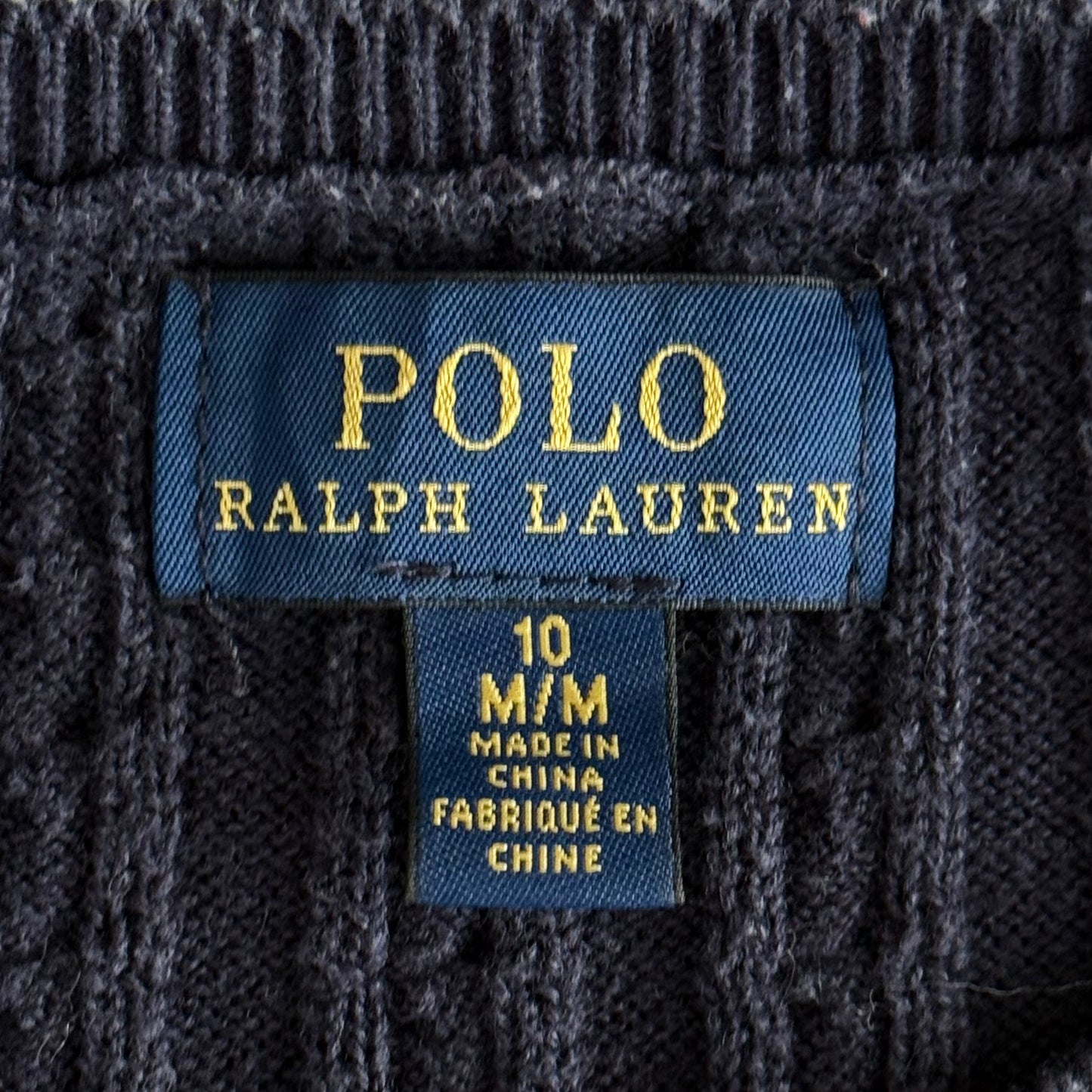 Ralph Lauren Cable Knit Cardigan - Small