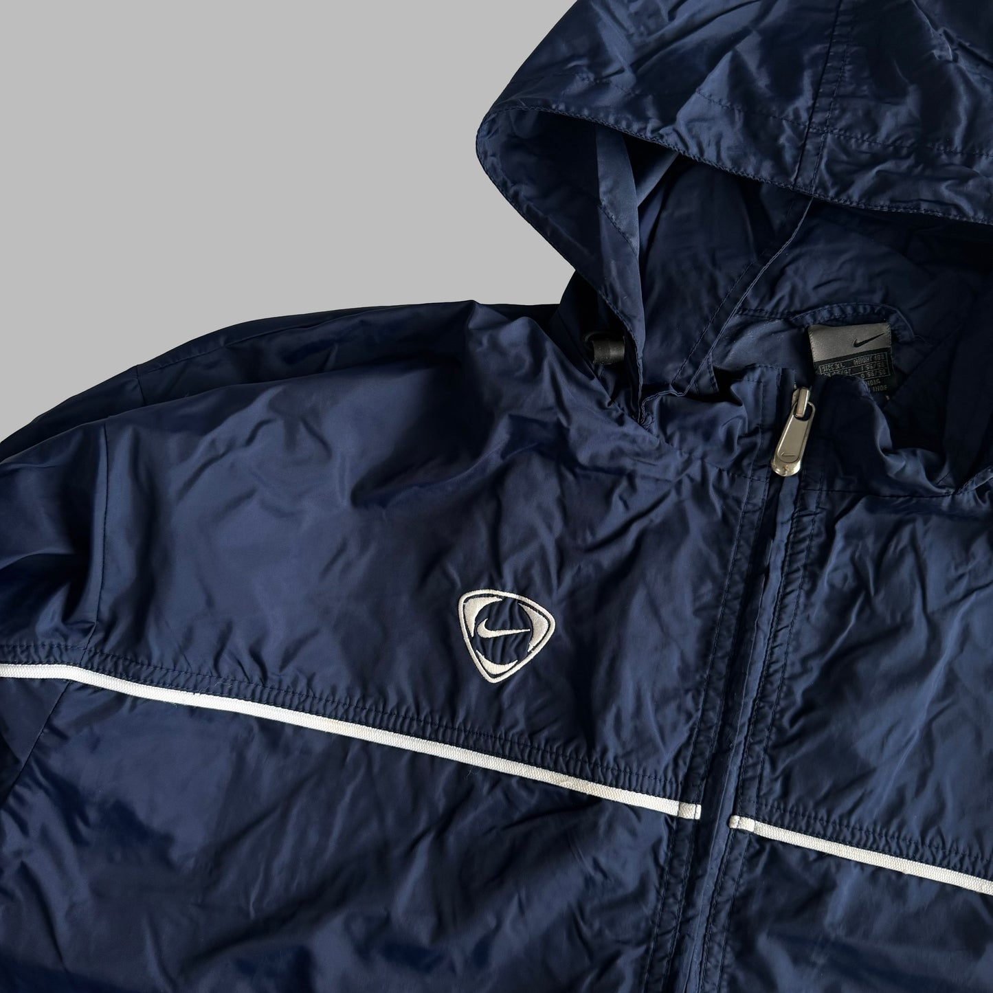 Y2K Nike Classic Swoosh Track Jacket - XL
