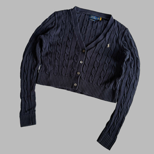 Ralph Lauren Cable Knit Cardigan - Large