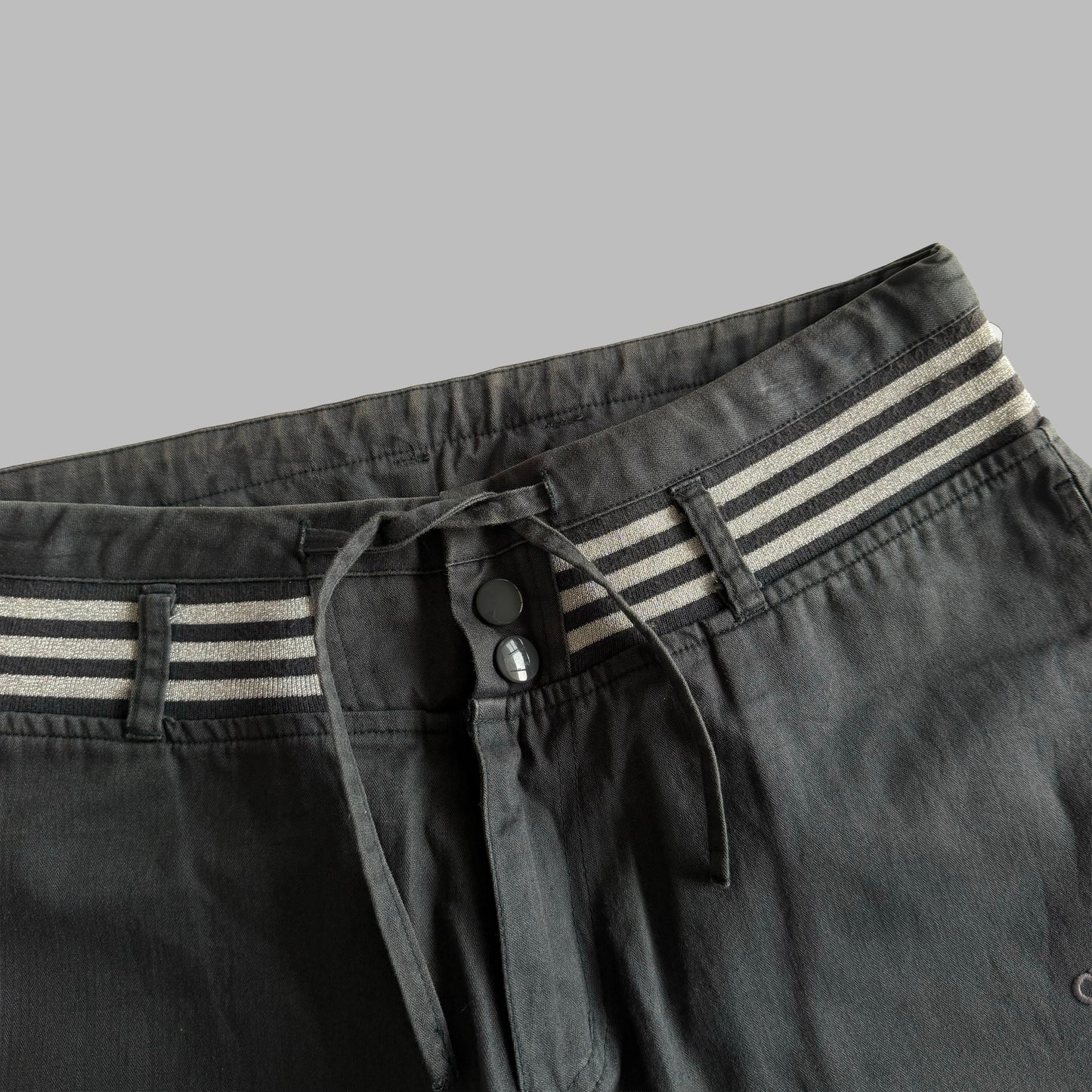 Y2K Adidas Wide Leg Cargo Pants - S