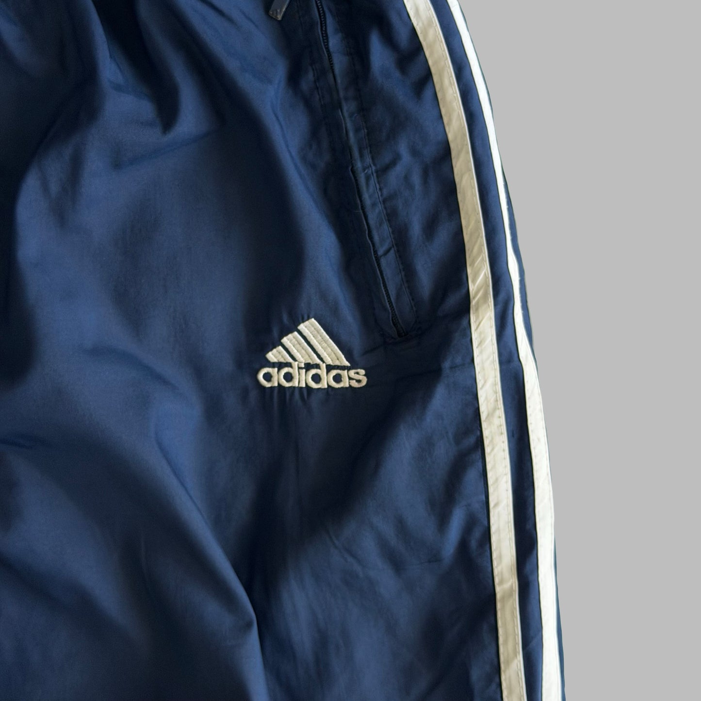 90s Adidas Baggy Track Pants - Large