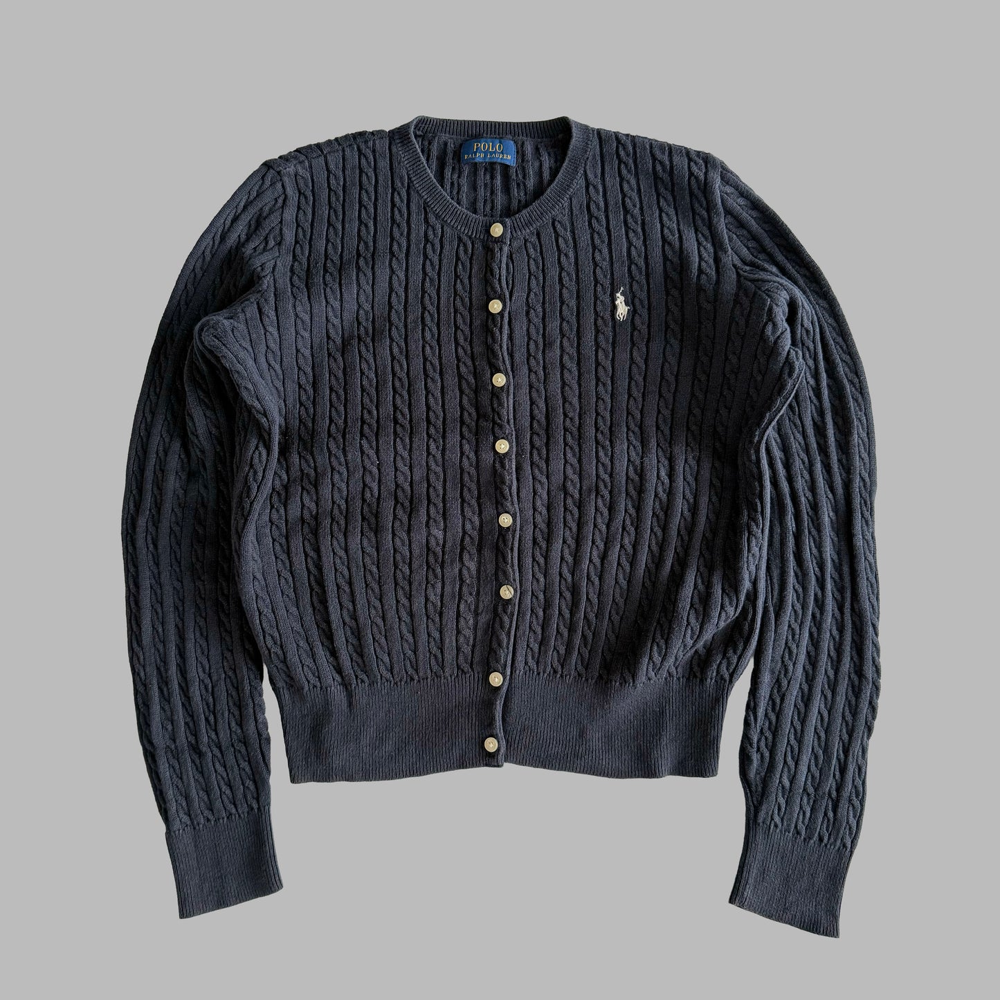 Ralph Lauren Cable Knit Cardigan - Medium