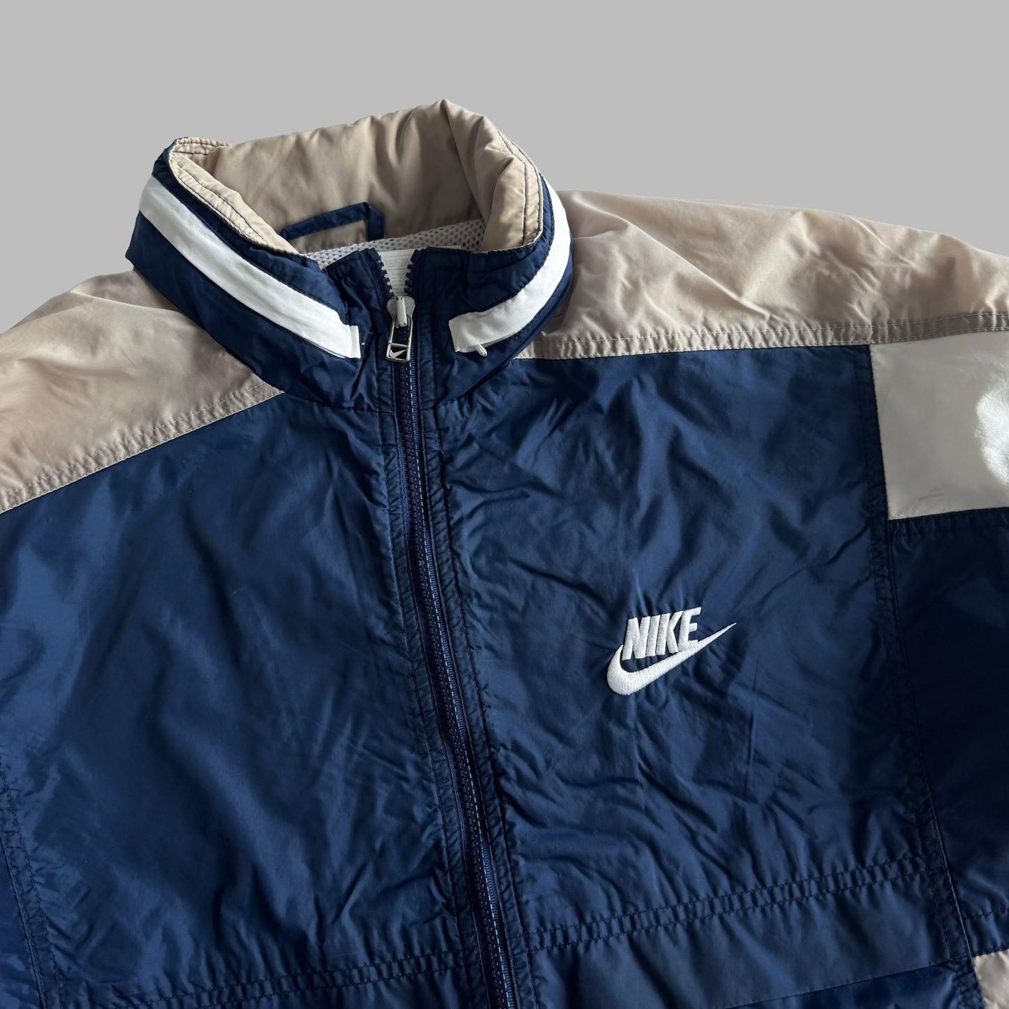 90s Nike Classic Panelled Track Jacket - M