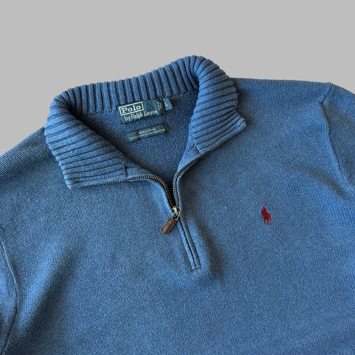 90s Polo Ralph Lauren Quarter Zip - L