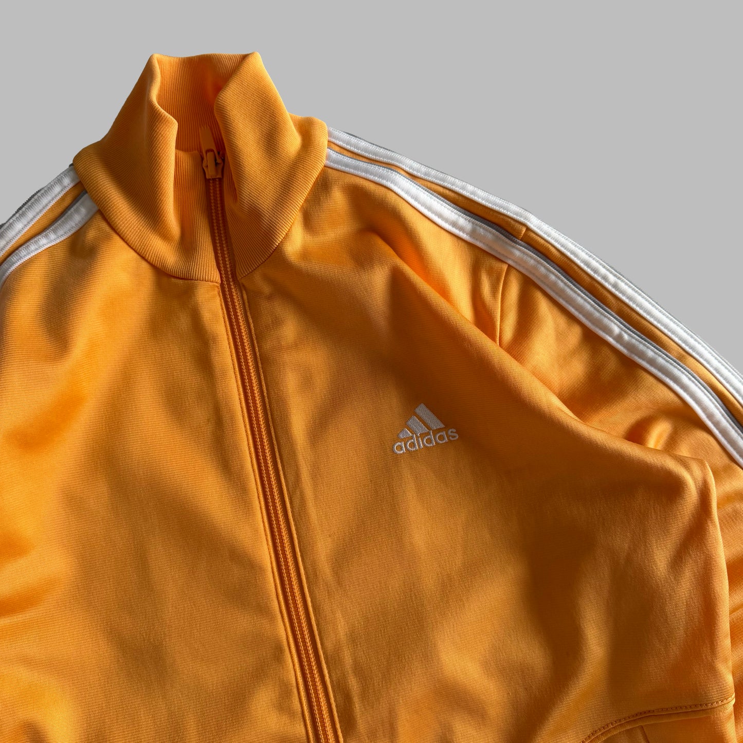 Y2K Adidas Three Stripe Track Jacket - XS/S
