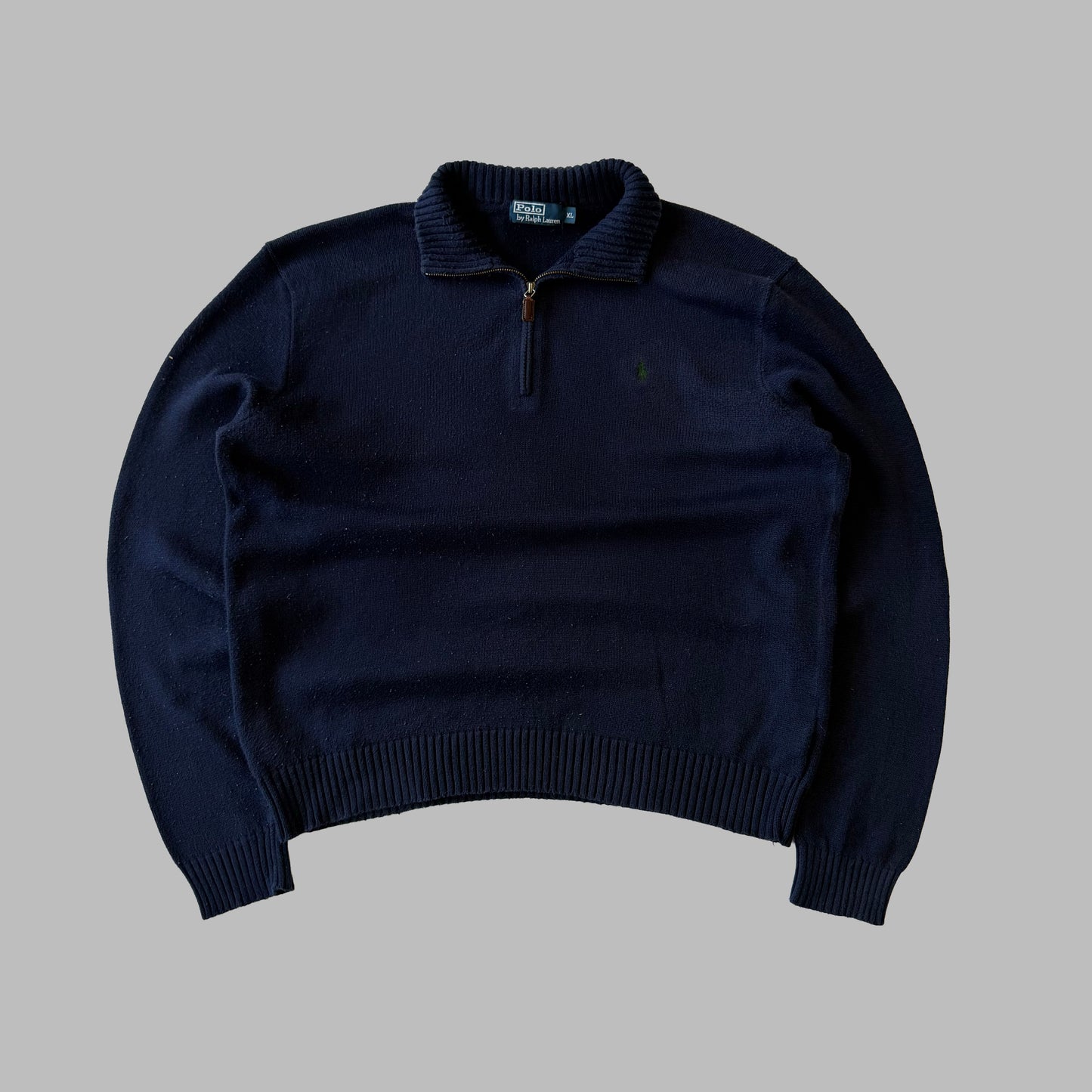 90s Polo Ralph Lauren Heavyweight Quarter Zip - XL