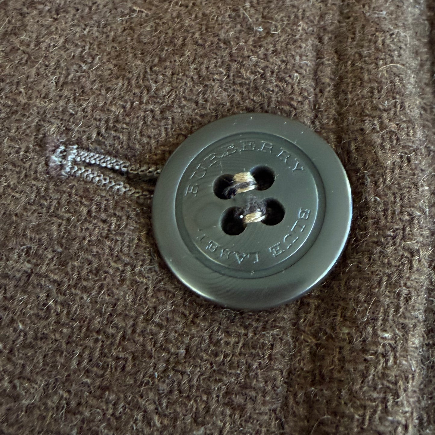 Y2K Burberry Double Breasted Peacoat - S