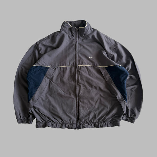 Y2K Nike Panelled Track Jacket - XL