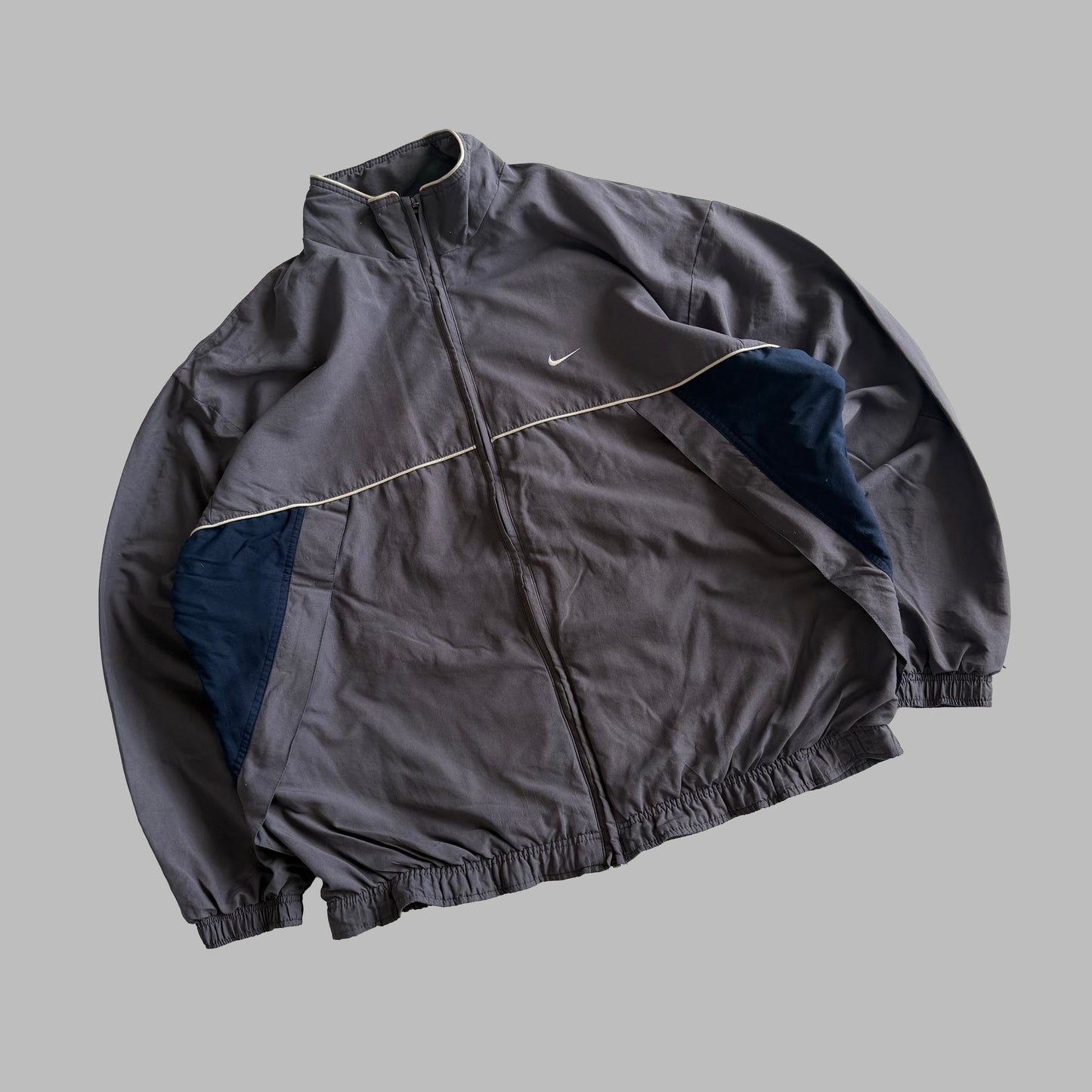 Y2K Nike Panelled Track Jacket - XL