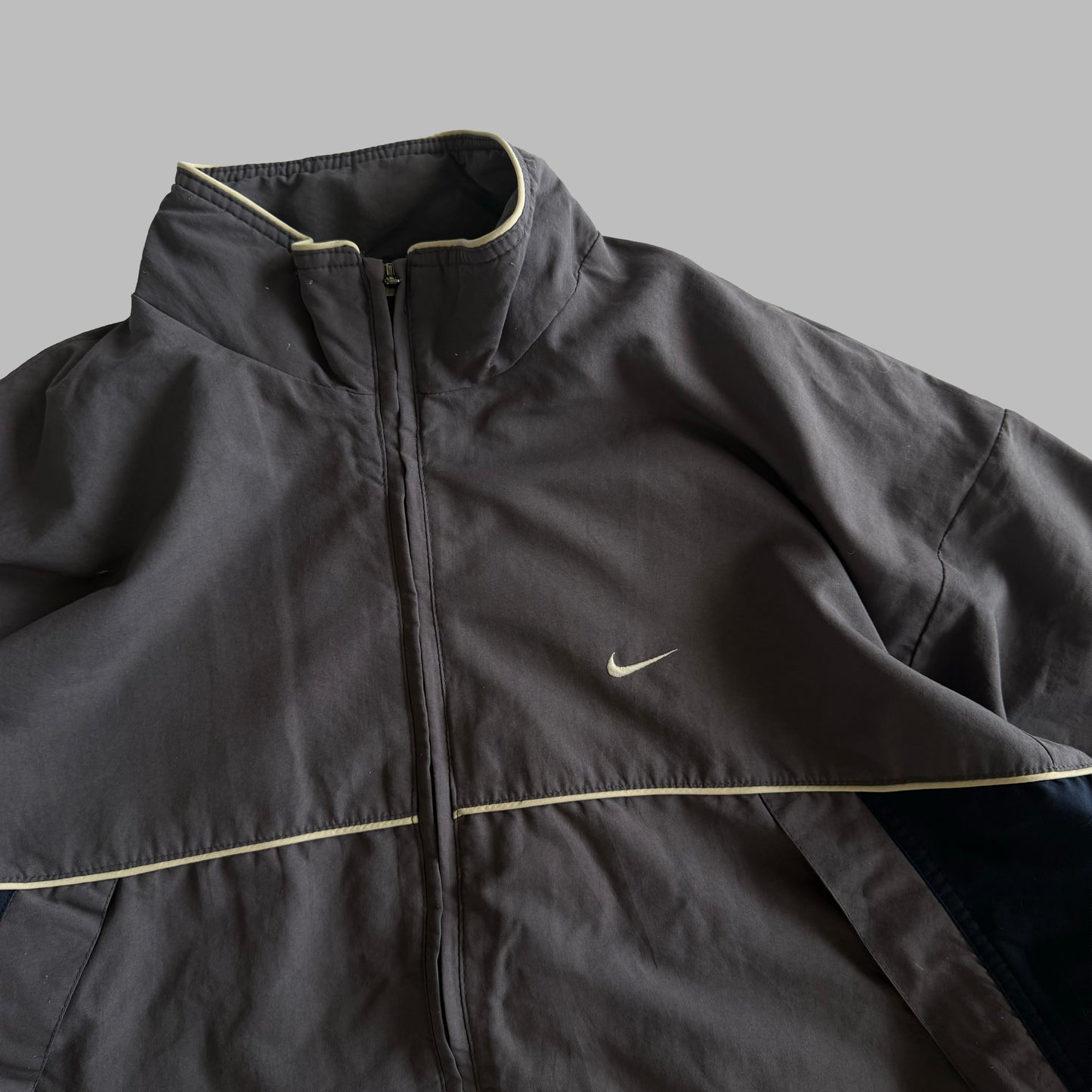 Y2K Nike Panelled Track Jacket - XL