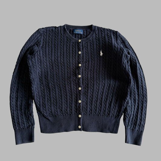 Ralph Lauren Cable Knit Cardigan - Small