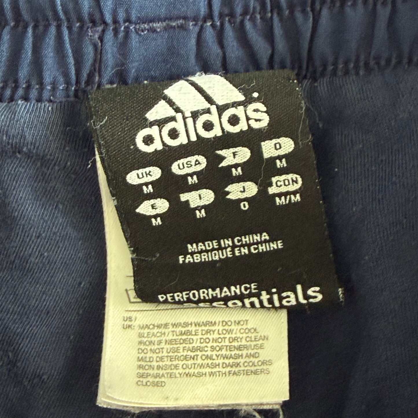 00s Adidas Wide Leg Track Pants - Small