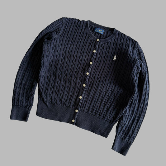 Ralph Lauren Cable Knit Cardigan - Small