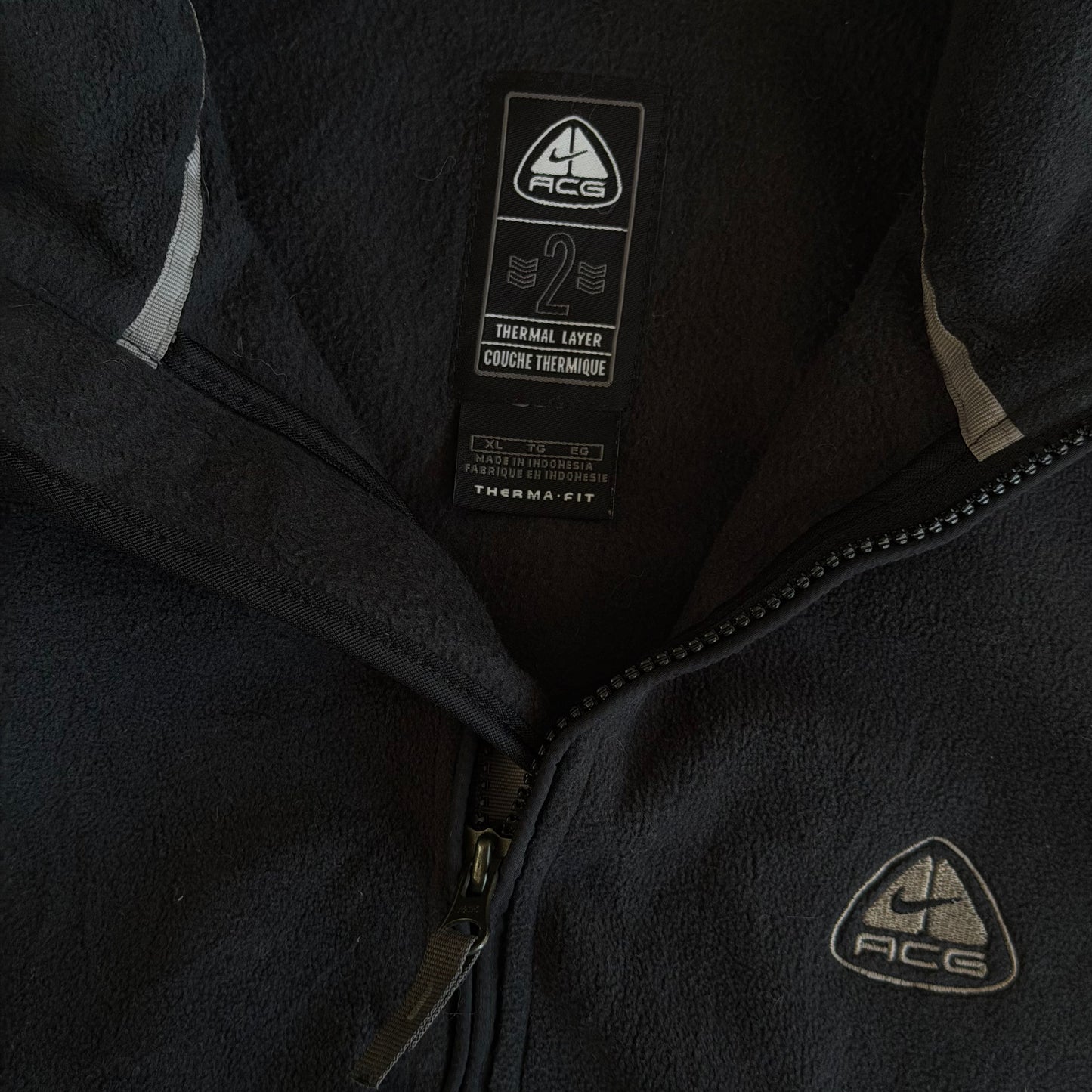 Y2K Nike ACG Thermal Fleece Vest - XL