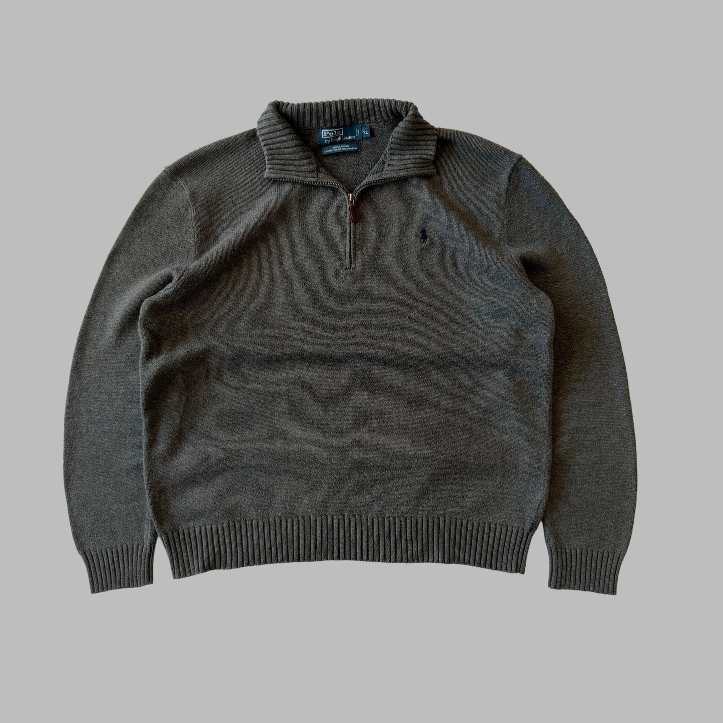 90s Polo Ralph Lauren Heavyweight Quarter Zip - XL