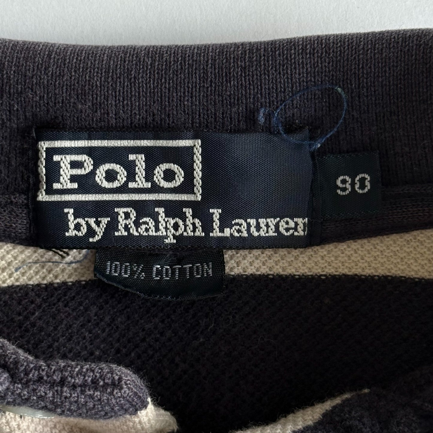 Ralph Lauren Striped Polo Shirt - Medium