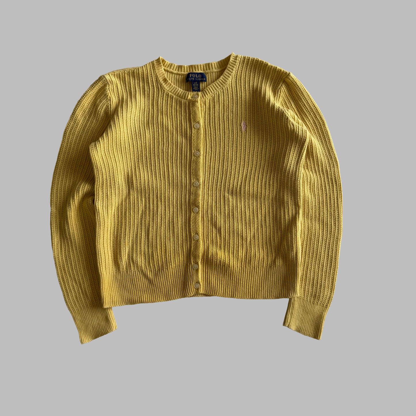 Polo Ralph Lauren Waffle Knit Cardigan - M