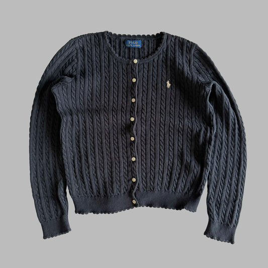 Ralph Lauren Cable Knit Cardigan - Small