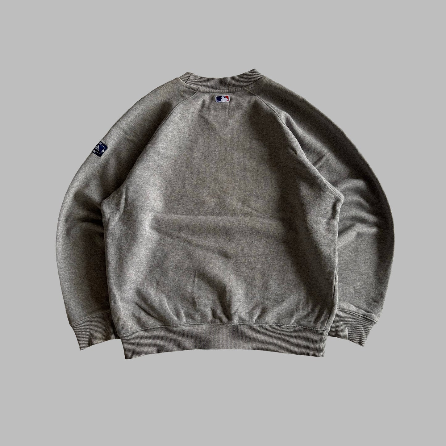 90s Adidas Yankees Heavyweight Sweatshirt - S