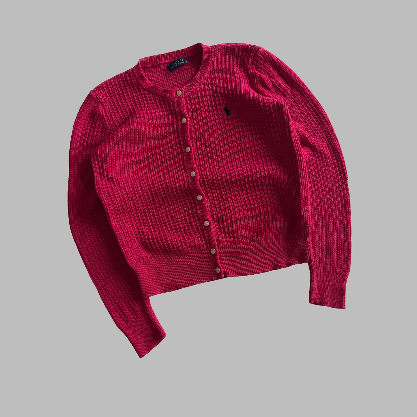 Polo Ralph Lauren Waffle Cardigan - M