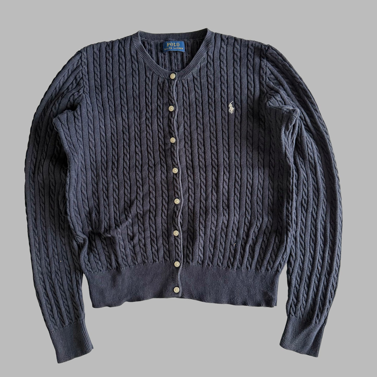 Ralph Lauren Cable Knit Cardigan - Medium