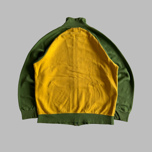Y2K Adidas Raglan Spell Out Track Jacket - XL