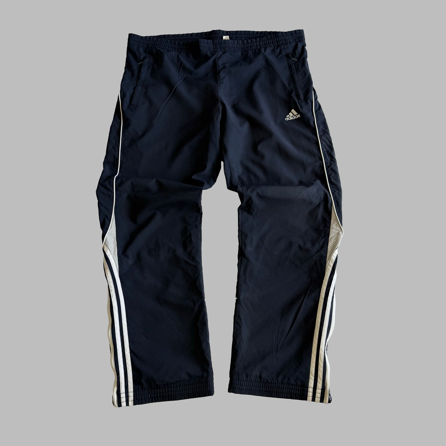 00s Adidas Wide Leg Track Pants - Large