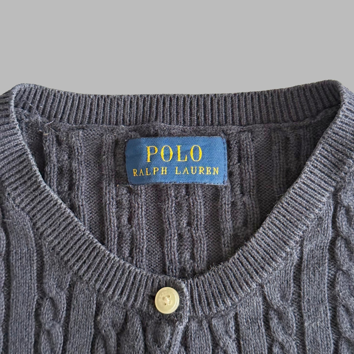 Ralph Lauren Cable Knit Cardigan - Medium