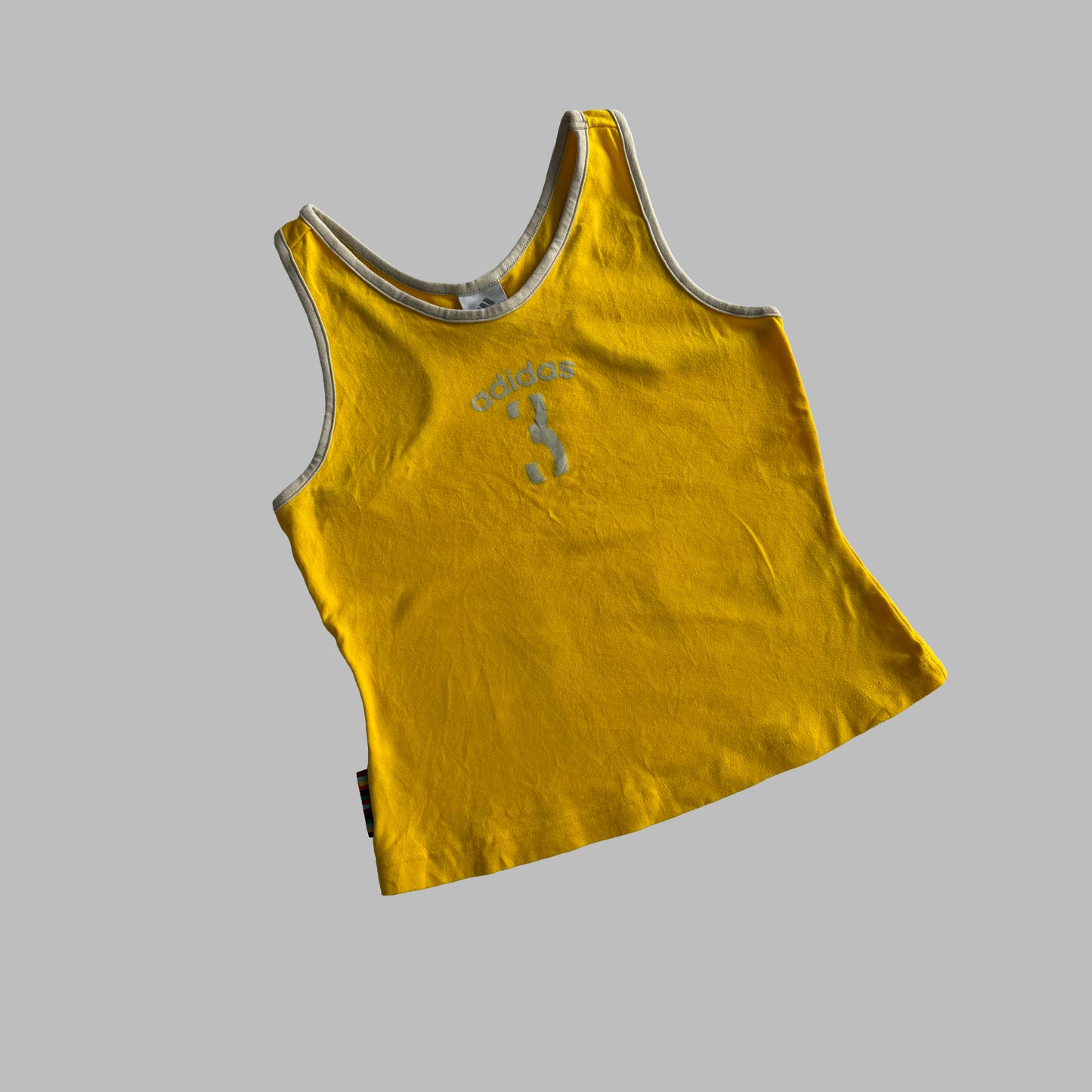Y2K Adidas Spell Out Tank - S
