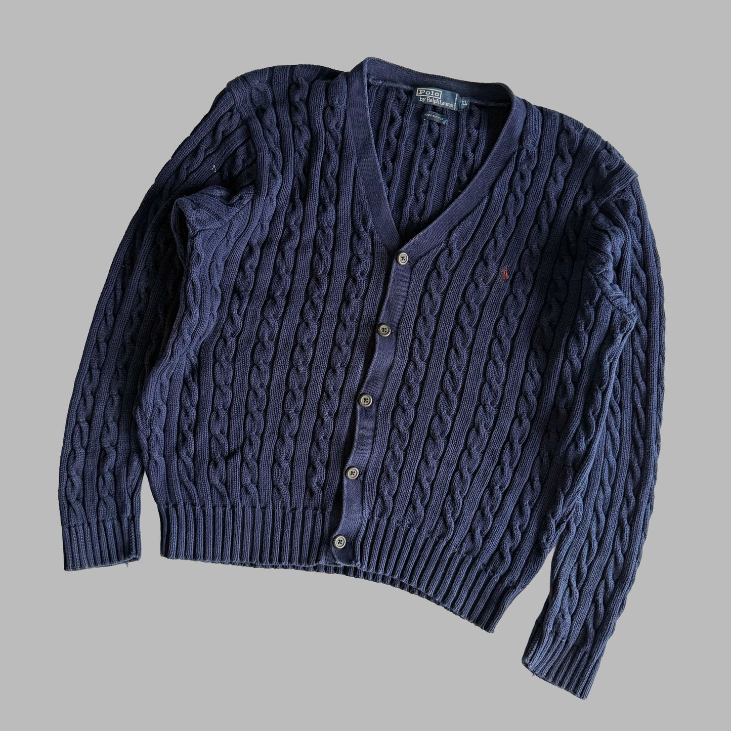 Ralph Lauren Cable Knit Cardigan - XL