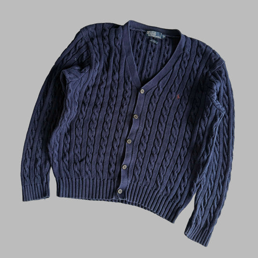 Ralph Lauren Cable Knit Cardigan - XL