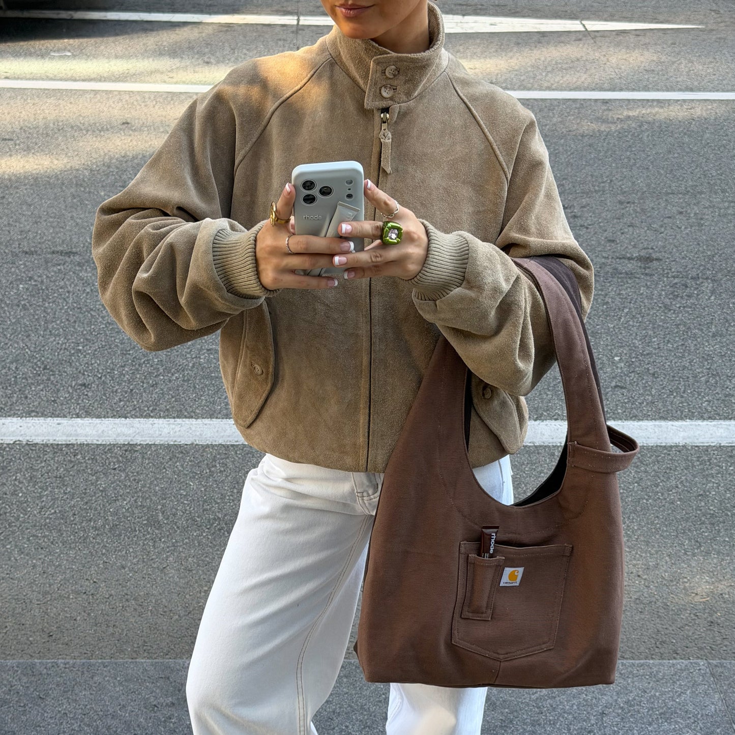 Reworked Carhartt Hobo - Double Brown