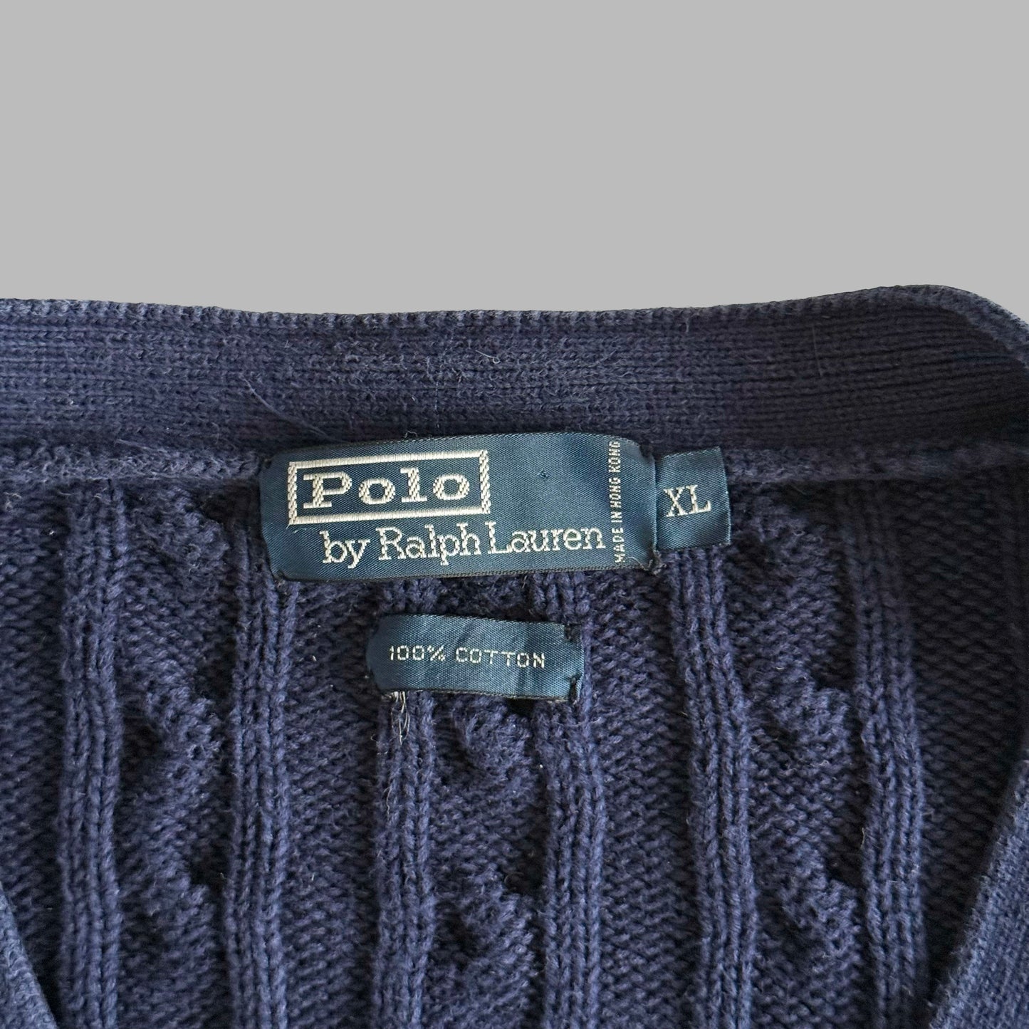 Ralph Lauren Cable Knit Cardigan - XL
